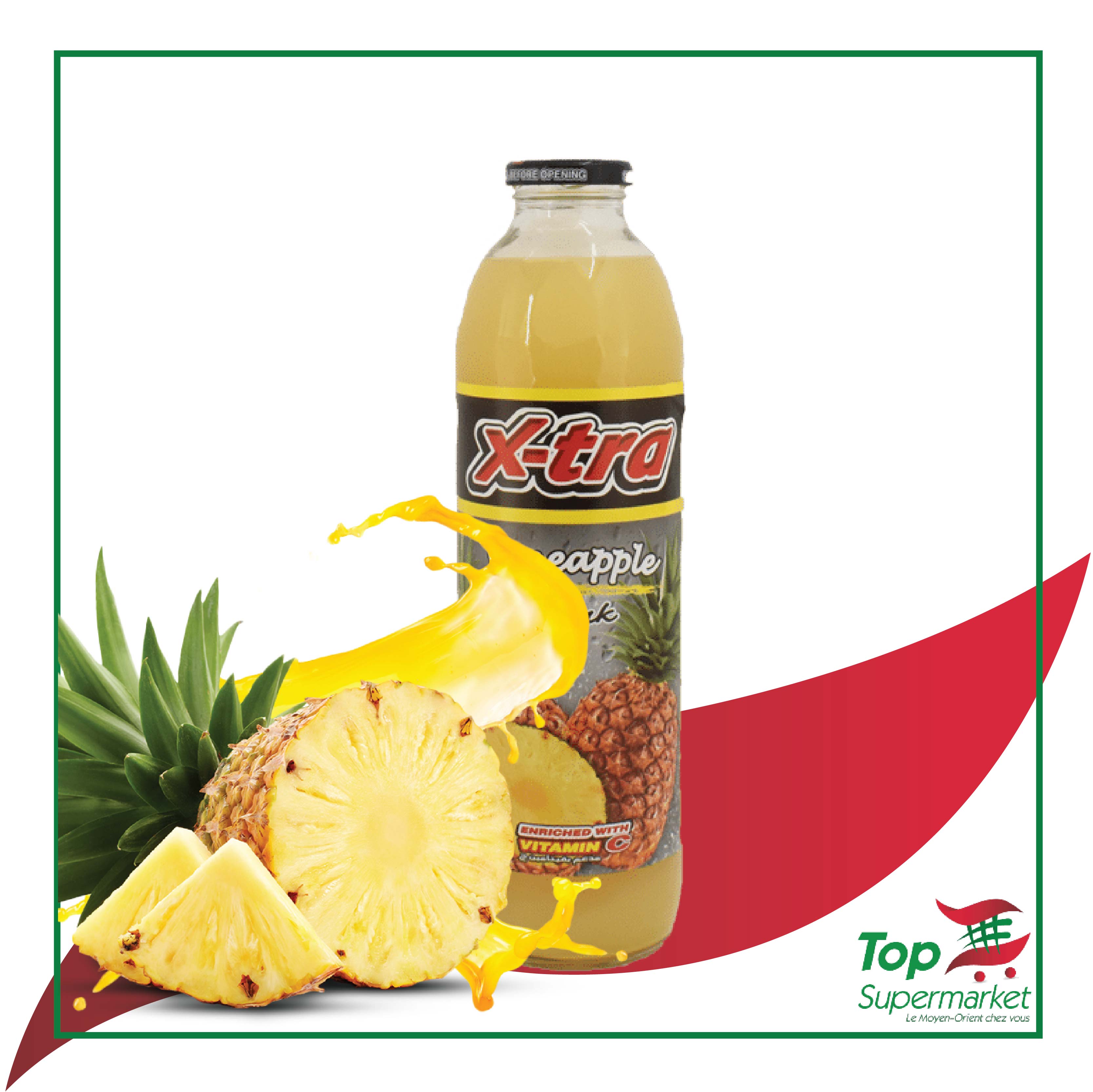 X-tra jus d'ananas 1L